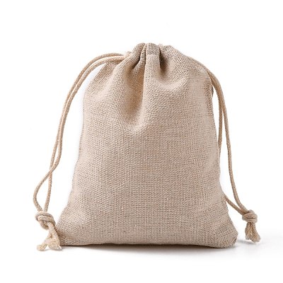 Cotton Packing Pouches Drawstring Bags ABAG-R011-12x15-1