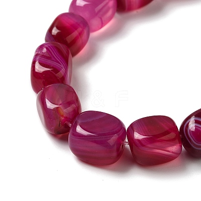 Natural Agate Beads Strands G-H295-A01-01-1