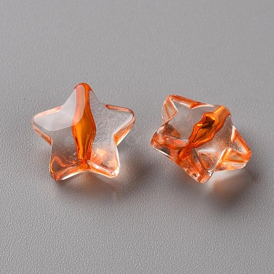 Transparent Acrylic Beads X-TACR-S154-22A-1