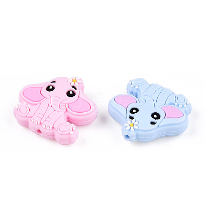 Elephant Silicone Beads SIL-N005-05-1