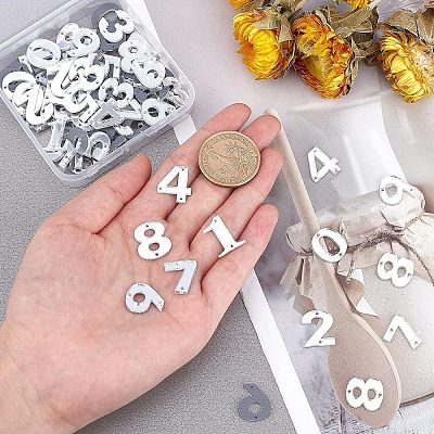 80Pcs 10 Style Acrylic Sew on Rhinestone FIND-FG0001-23-1