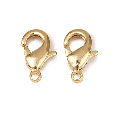 Brass Lobster Claw Clasps KK-900-G01-1