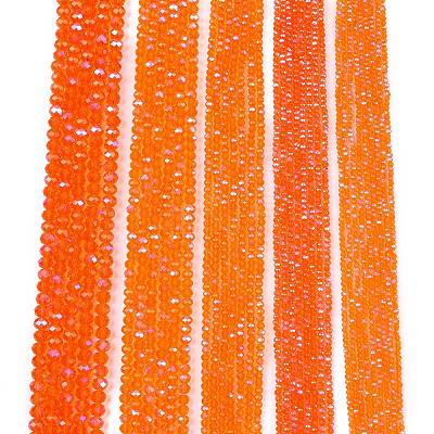 Electroplate Glass Beads Strands LS-EGLA-A044-T2mm-L25-1
