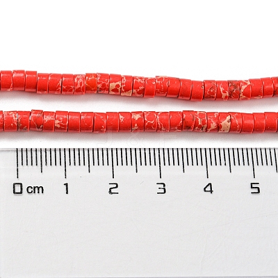 Synthetic Imperial Jasper Dyed Beads Strands G-D077-D01-02I-1