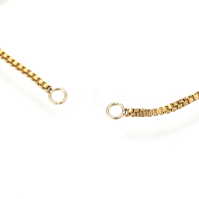 304 Stainless steel Chain Bracelet Making STAS-F118-G-1