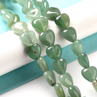Natural Green Aventurine Beads Strands G-P528-C06-01-1