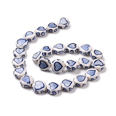 Handmade Porcelain Beads Strands PORC-M538-04-1
