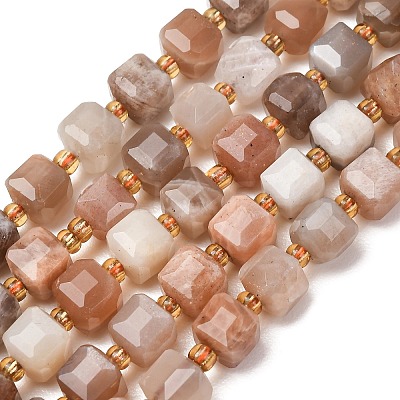 Natural Multi-Moonstone Beads Strands GG-CBAC972-A05-01-1