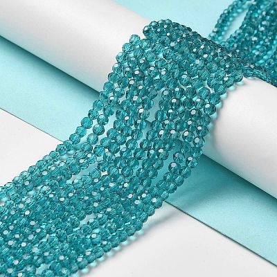 Transparent Glass Beads EGLA-A035-T4mm-D12-1
