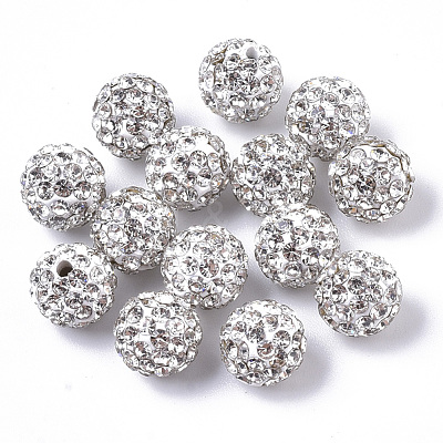 Pave Disco Ball Beads RB-T017-03-26-1