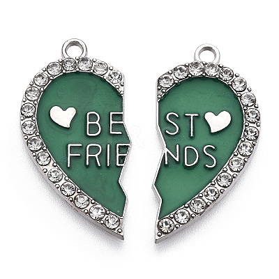 Alloy Enamel Split Pendant LS-ENAM-S130-25I-1