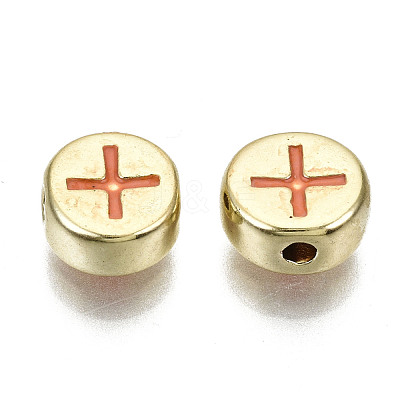 Alloy Enamel Beads X-ENAM-S122-032-RS-1