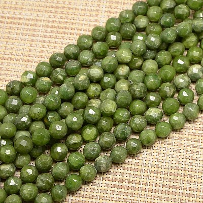 Natural Gemstone Green Quartz Round Bead Strands G-L143-10mm-01-1