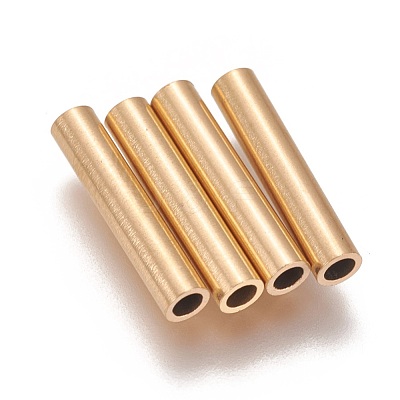 Ion Plating(IP) 304 Stainless Steel Tube Beads STAS-L216-23F-G-1