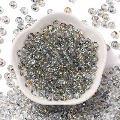 3/0 Baking Paint Transparent Colours Glass Round Beads SEED-L011-13A-12-1