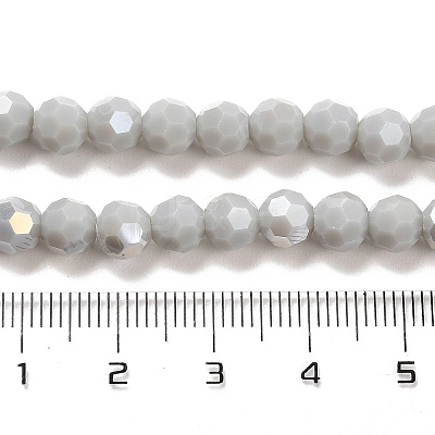 Opaque Glass Beads Stands LS-EGLA-A035-P6mm-B22-1