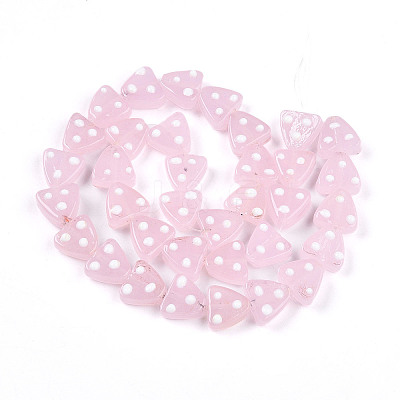 Handmade Lampwork Beads Strands LAMP-N028-01A-1