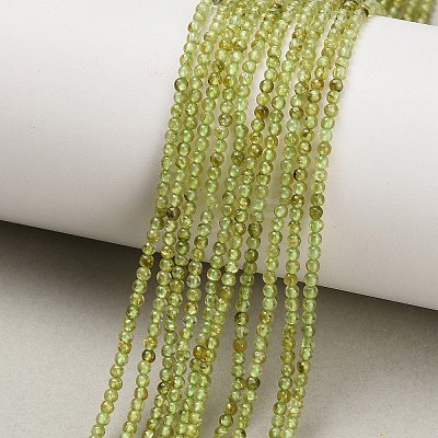 Natural Peridot Beads Strands G-A322-A07-2mm-1