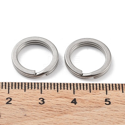 Non-Tarnish 304 Stainless Steel Split Key Rings STAS-Q314-01E-P-1