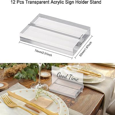 Transparent Acrylic Base FIND-WH0042-51-1