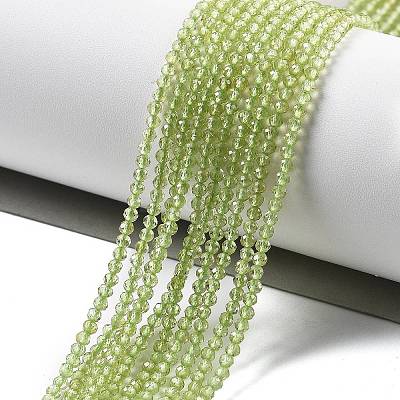Natural Peridot Beads Strands X-G-B107-A06-01A-1