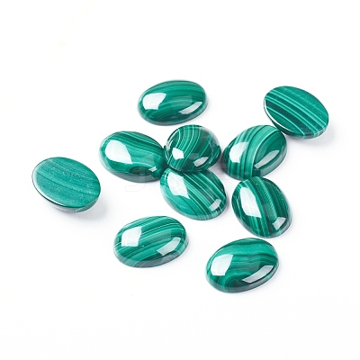 Natural Malachite Cabochons G-E557-03H-1