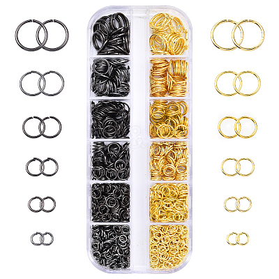 Iron Open Jump Rings IFIN-YW0003-83B-NF-1