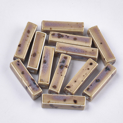 Handmade Porcelain Beads X-PORC-S498-28H-1