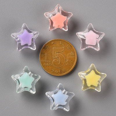 Transparent Acrylic Beads X-TACR-S152-02A-1