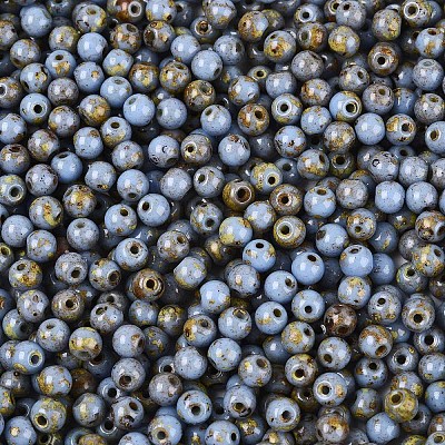 Picasso Baking Paint Glass Seed Beads SEED-N007-35F-1