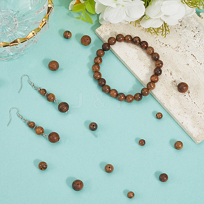 300Pcs 3 Styles Wood Beads WOOD-SC0002-14-1