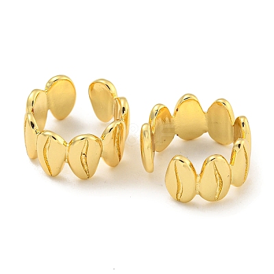 Brass Cuff Earrings EJEW-C104-089G-1