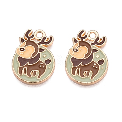 Christmas Theme Alloy Enamel Pendants LS-ENAM-T020-10M-1