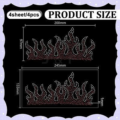 Glass Hotfix Rhinestone DIY-WH0622-654E-1