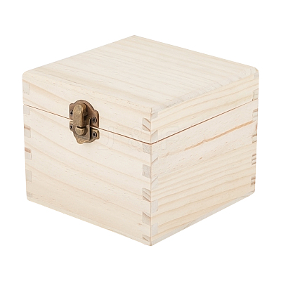 9 Sections Wooden Box Storage WOOD-WH0103-41-1
