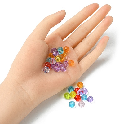Transparent Acrylic Beads MACR-YW0002-72C-1
