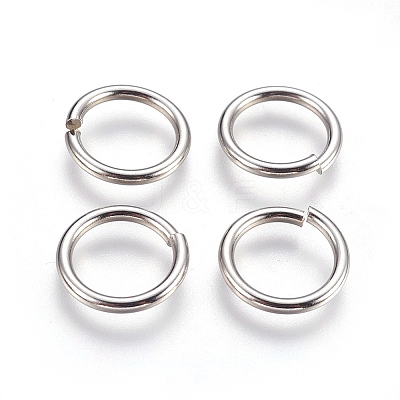 Tarnish Resistant 304 Stainless Steel Saw Cut Open Jump Rings STAS-P212-25P-15-1