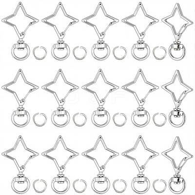 40 Sets Alloy Swivel Clasps FIND-SP0004-33B-1