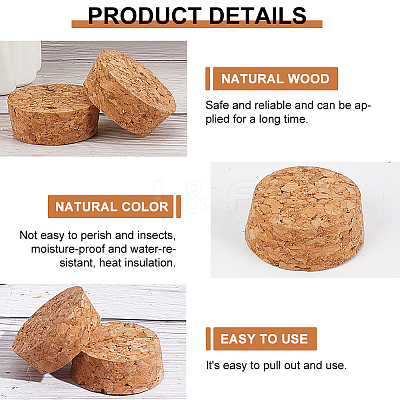 Cork Bottle Stopper FIND-WH0160-64B-1