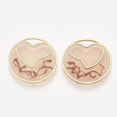 Epoxy Resin Pendants X-RESI-S368-07A-1