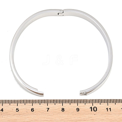 304 Stainless Steel Hinged Bangles BJEW-A162-01B-P-1