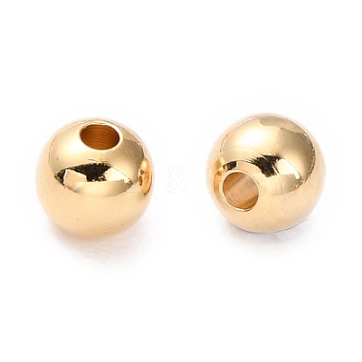 Brass Beads LS-X-KK-WH0063-05G-01-1