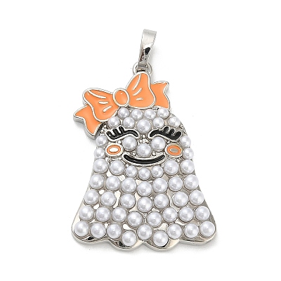 Halloween Brass Enamel Pendants KK-F915-02A-P-1