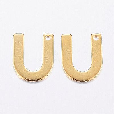 304 Stainless Steel Charms STAS-P141-U-1