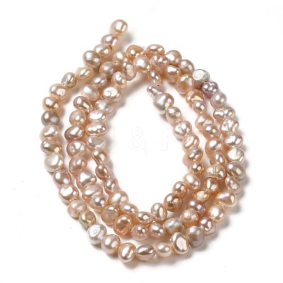 Natural Cultured Freshwater Pearl Beads Strands PEAR-E017-43-1