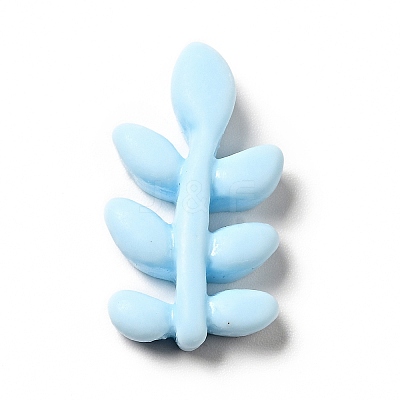 Spring Theme Opaque Resin Cabochons RESI-B012-02G-1