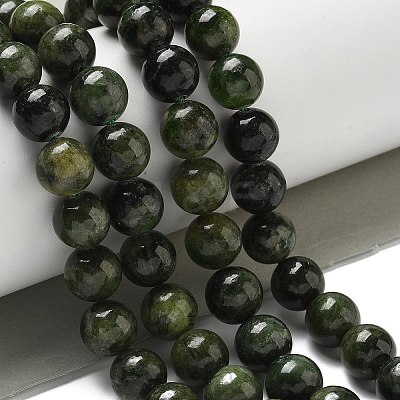 Natural Green Diopside Beads Strands G-K382-B01-03-1