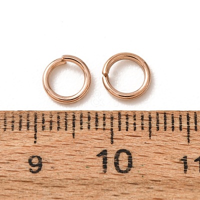 304 Stainless Steel Open Jump Rings STAS-O098-02RG-03B-1