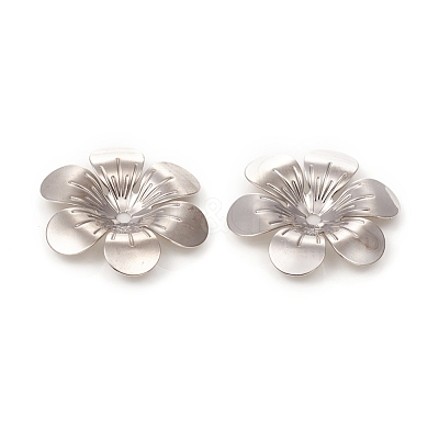6-Petal Brass Bead Caps KK-I669-06P-1
