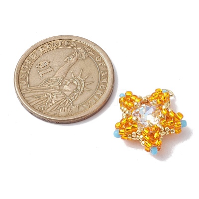 TOHO Seed Beads Pendants PALLOY-MZ00177-03-1
